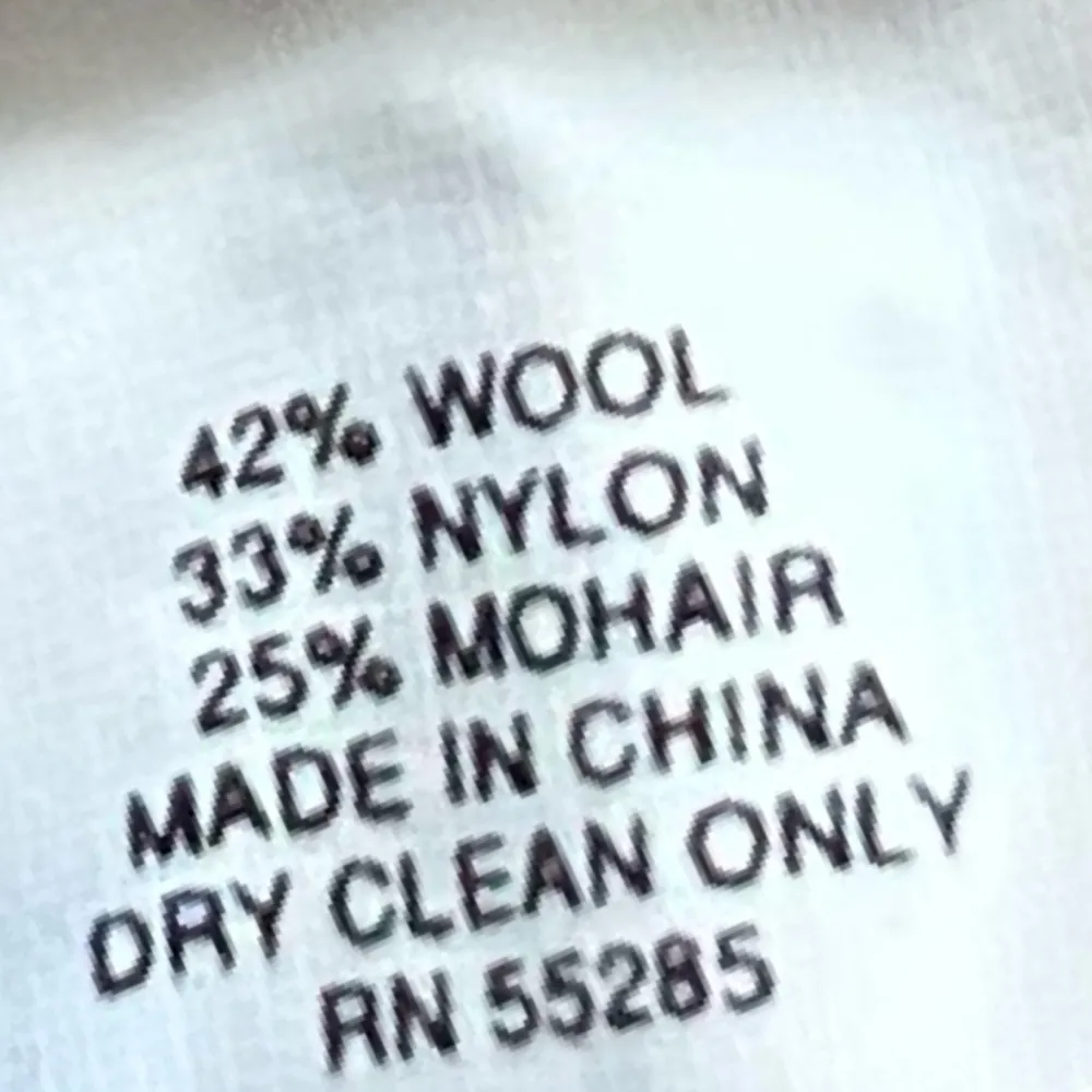 Express Mohair Wool Tan Short Sleeve Cropped Cowl Neck Knit Cardigan Sweater S - Image 9