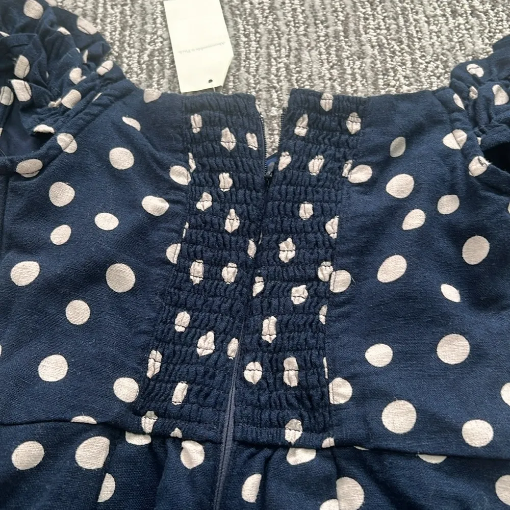 NWT Abercrombie & Fitch Polka Dot Dress Mini Dress - Image 8