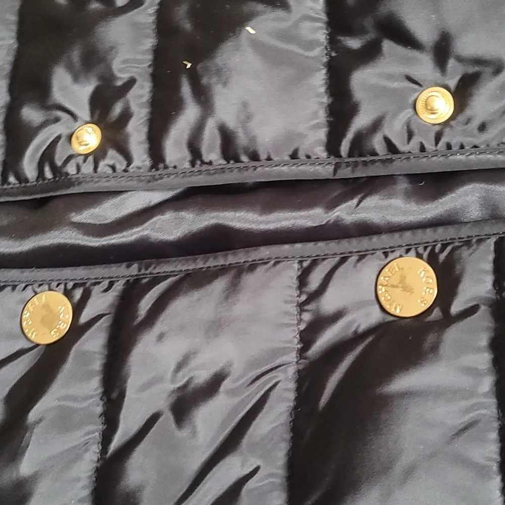 Michael Kors Black Quilted Puffer Vest SIZE M Size M - Image 4