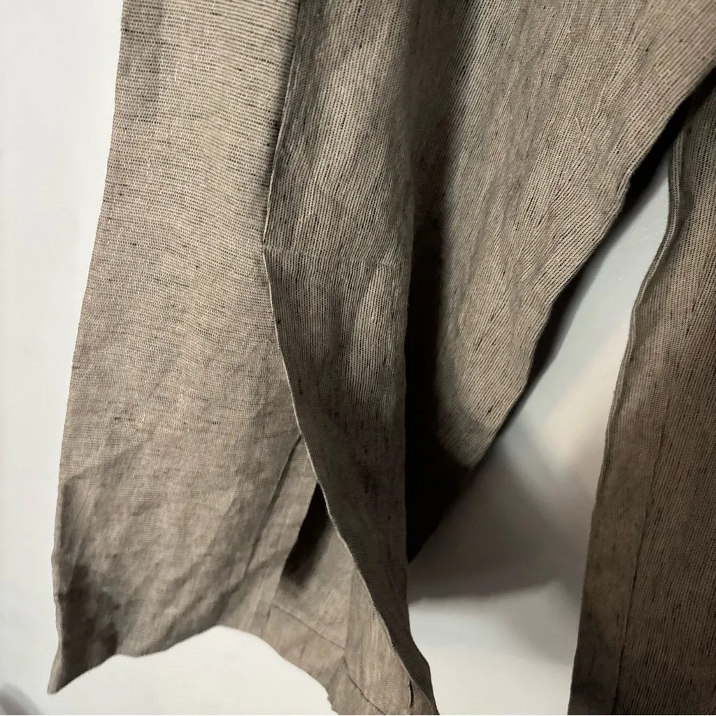 Habitat Clothes to Live In Womens Linen Pants Oversized Wide Leg Large - Image 4