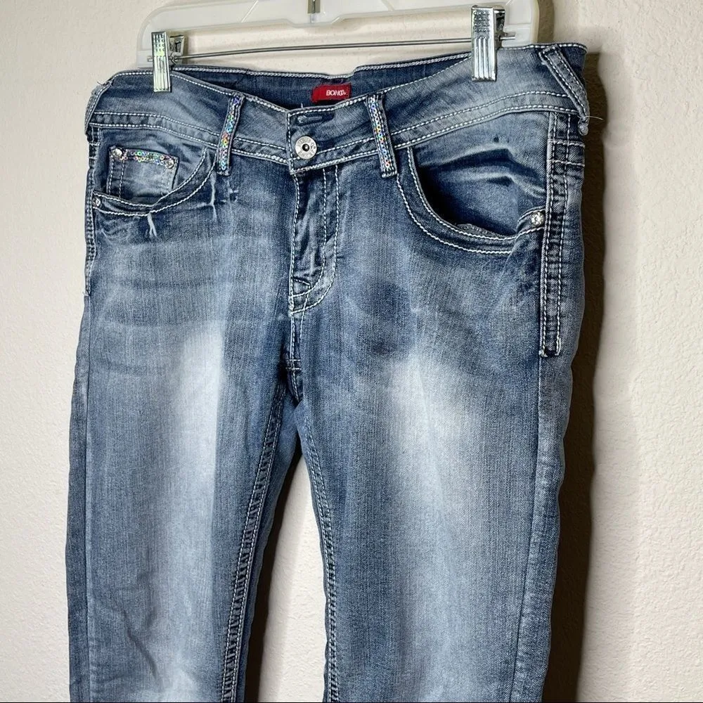 Vintage Bongo‎ Jeans Blue Size undefined - Image 8