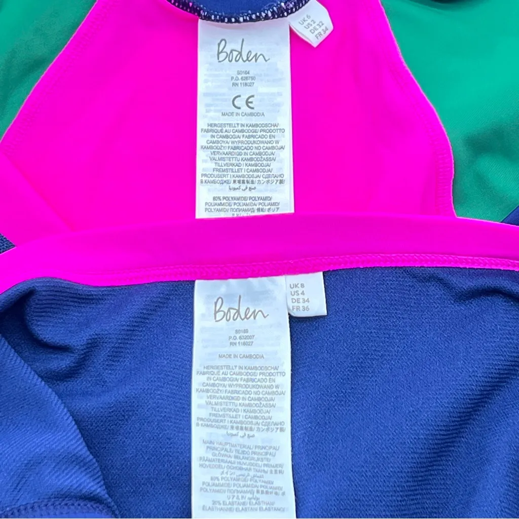 Boden Vibrant Pink and Blue Swim Set Size undefined - Image 7