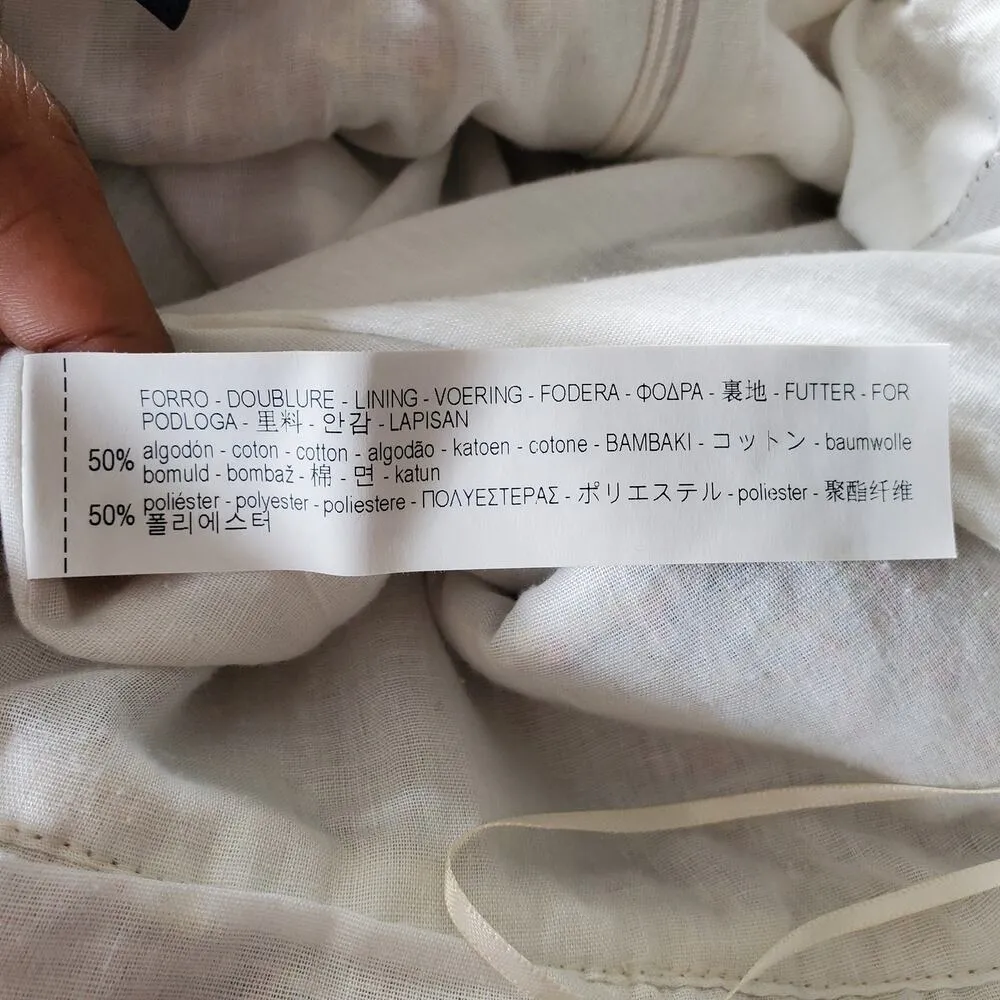 Zara TRF Collection Frayed Tweed Mini Skirt Jumpsuit Size S - Image 8