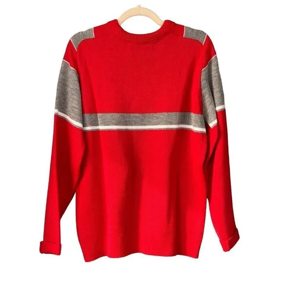 S1 Vintage Johnathan Richard’s Red‎ Gray Sweater Red Size undefined - Image 2