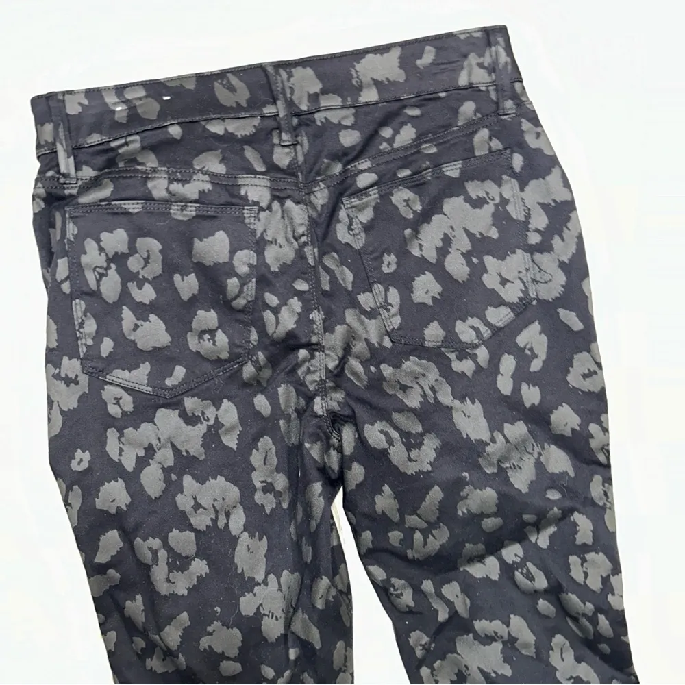 Chicos Stretch Denim Animal Print Pants Women’s 8 - Image 6