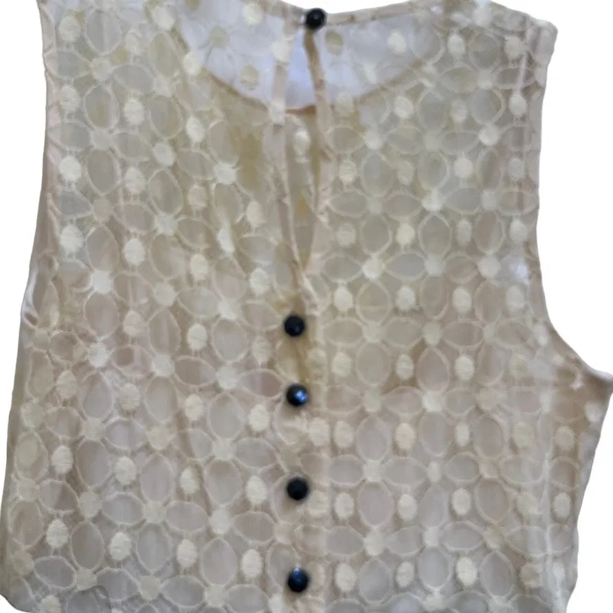 Milly Yellow and Black Lace Sheath Dress - Size 2 - Bow Waist - Image 7