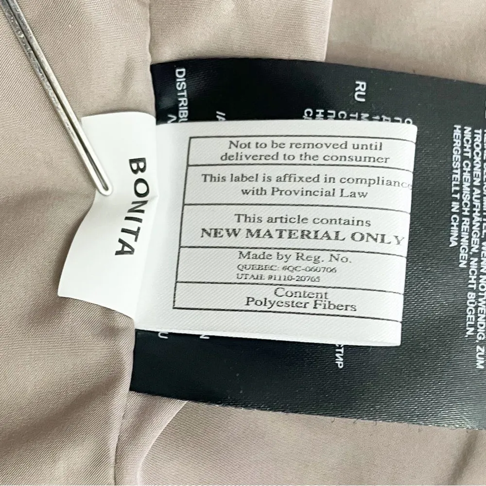 NEW Noize Bonita Holographic Puffer Jacket Size XS Metallic Tanzanite Ski Sporty Silver - Image 14