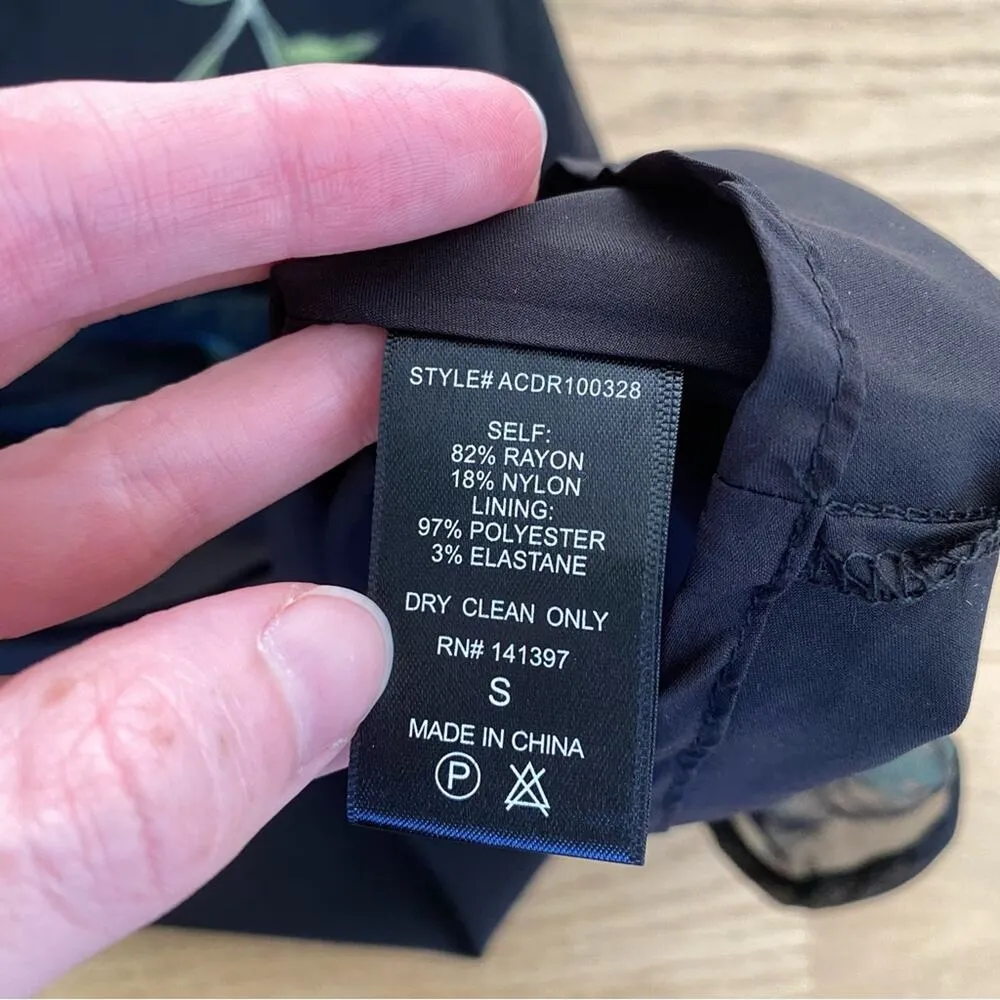 ASTR The Label Lark Floral Mini Dress in Black - Image 5