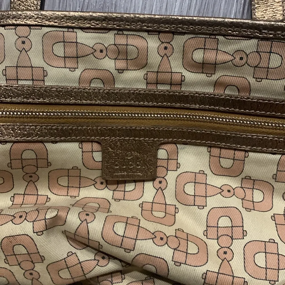 • Gucci Jolicoeur tote canvas and leather - Image 7