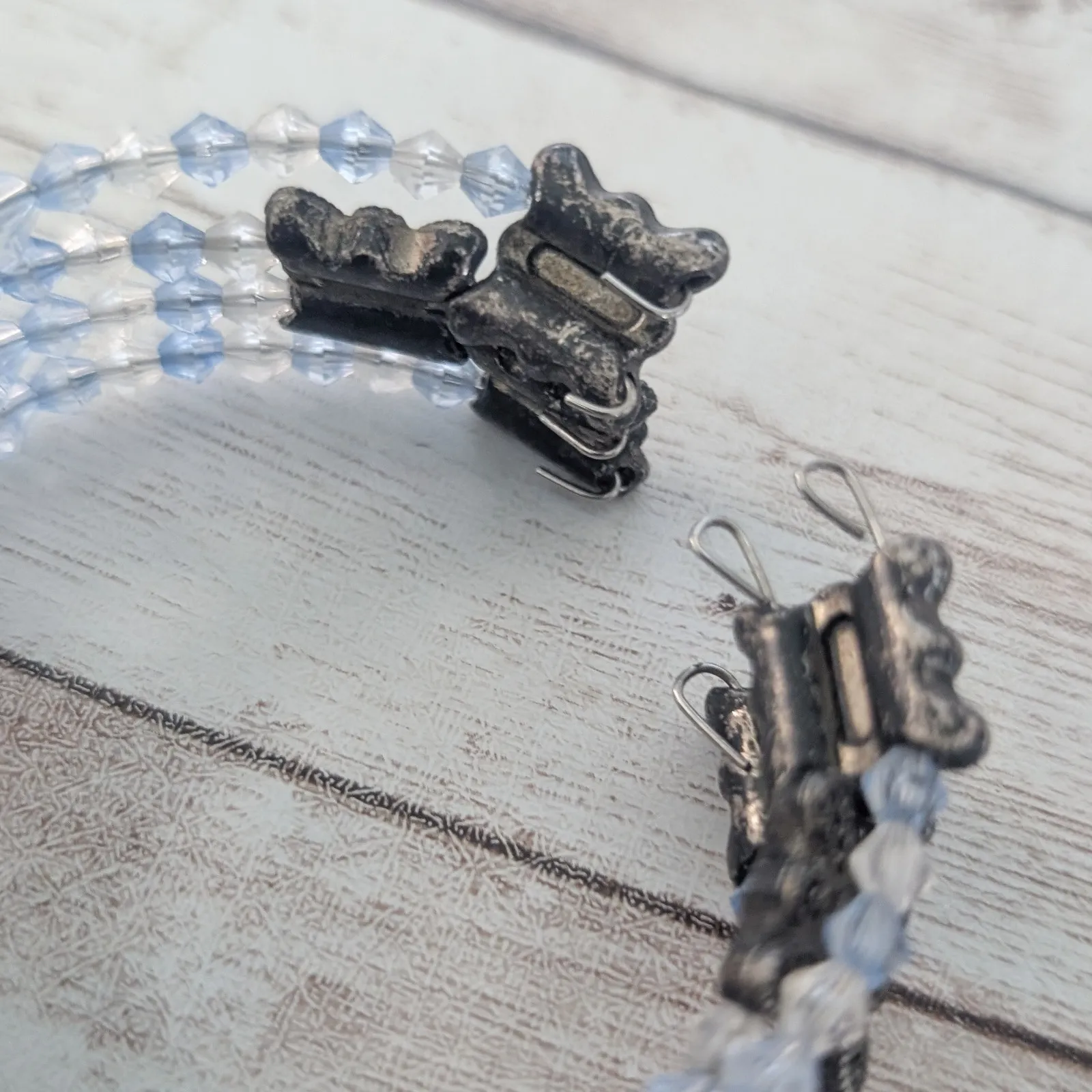 Vintage Bracelet Blue & Grey - Image 3