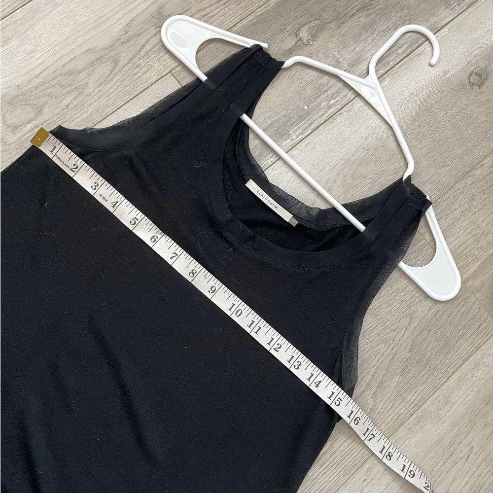 Elaine Kim Tunic sleeveless womens Black (small) office professional minimalist - Image 3