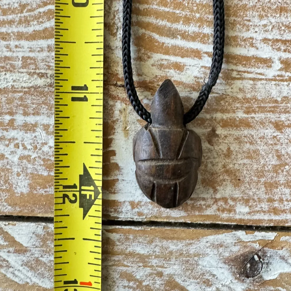 🐢Guayacan Wood Turtle Necklace Talisman🐢 from the Dominican Republic Brown - Image 10