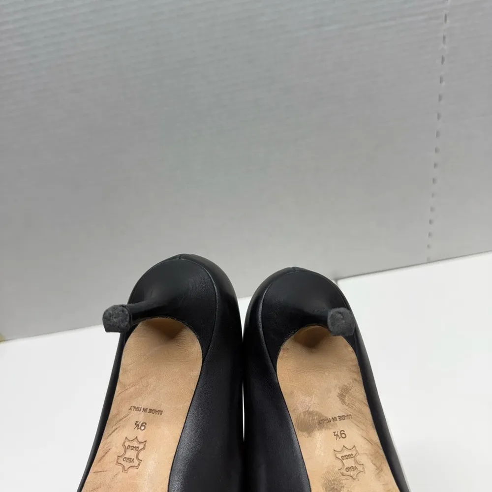 Tory Burch Penelope Grosgrain Cap-Toe Pump Heels - Image 9