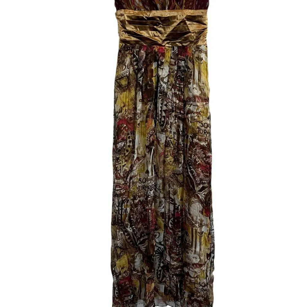 Sugarlips Purple and Red Spaghetti Strap Dress Women’s Size S - Image 5