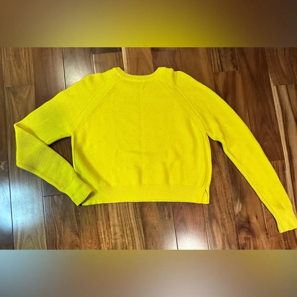 French Connection Yellow Crew Neck Sweater - Image 9