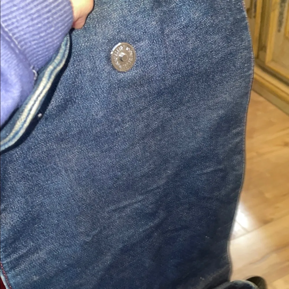 Vintage 90’s Denim thick cotton Crossbody Bag by Charter Club - Image 8