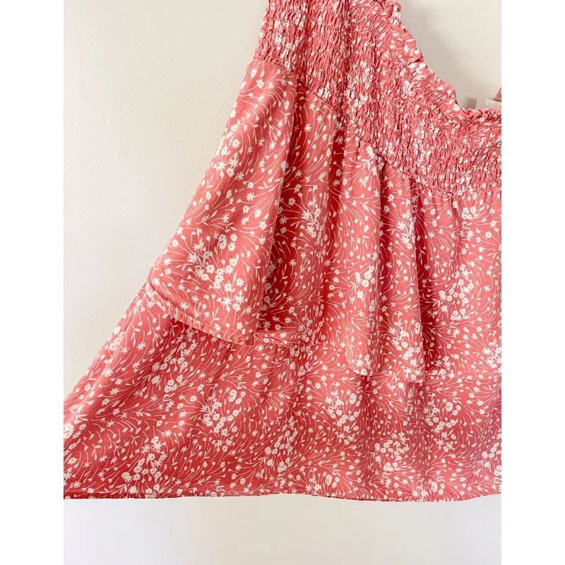 No Boundaries Blush Pink Ruffle Layered Skirt - Image 3