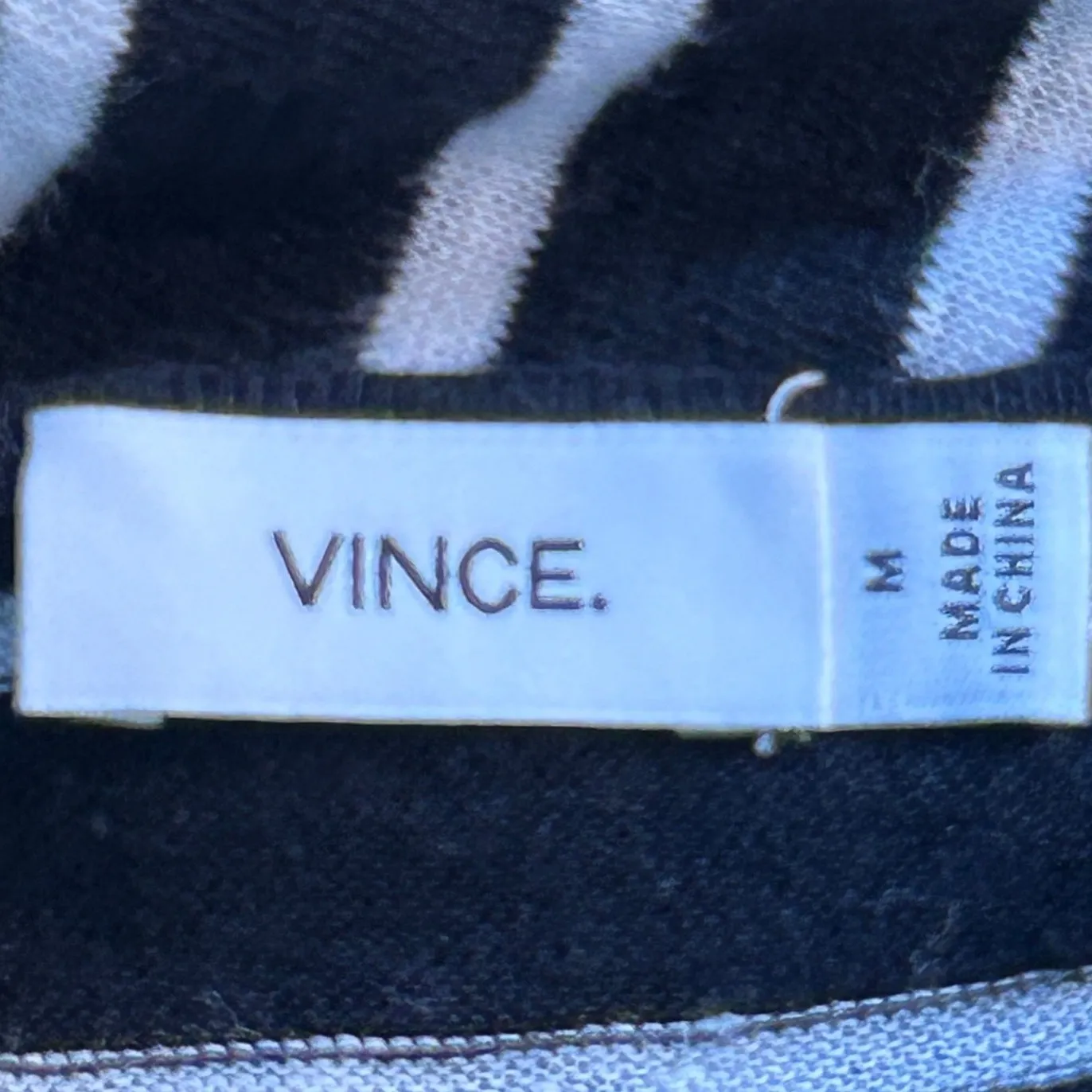 Vince Womens Linen Shirt Size M Summer Nautical Coastal Old‎ Money Striped Boxy - Image 8