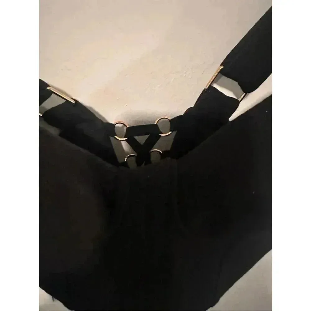 Revolve Sabina Musayev Dino Top in Black Sz XS - Image 6