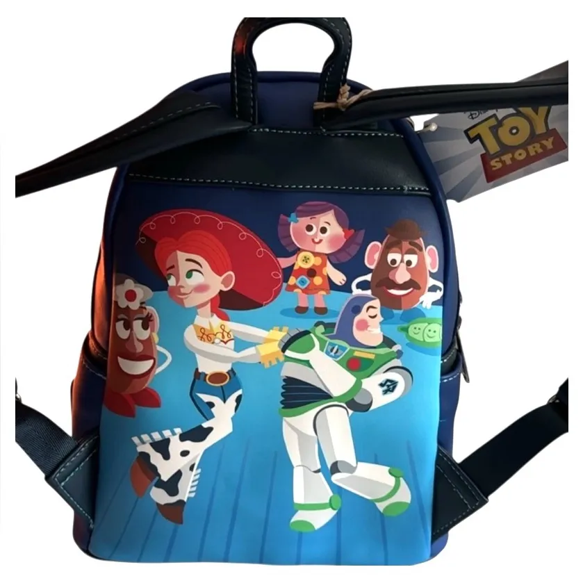 LOUNGEFLY PIXAR MOMENTS TOY STORY JESSIE & BUZZ MINI BACKPACK - Image 10