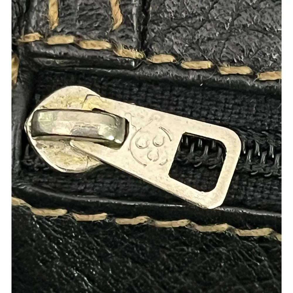 Vintage Neiman Marcus Italian Leather Crossbody Clutch Made In Italy - Image 4