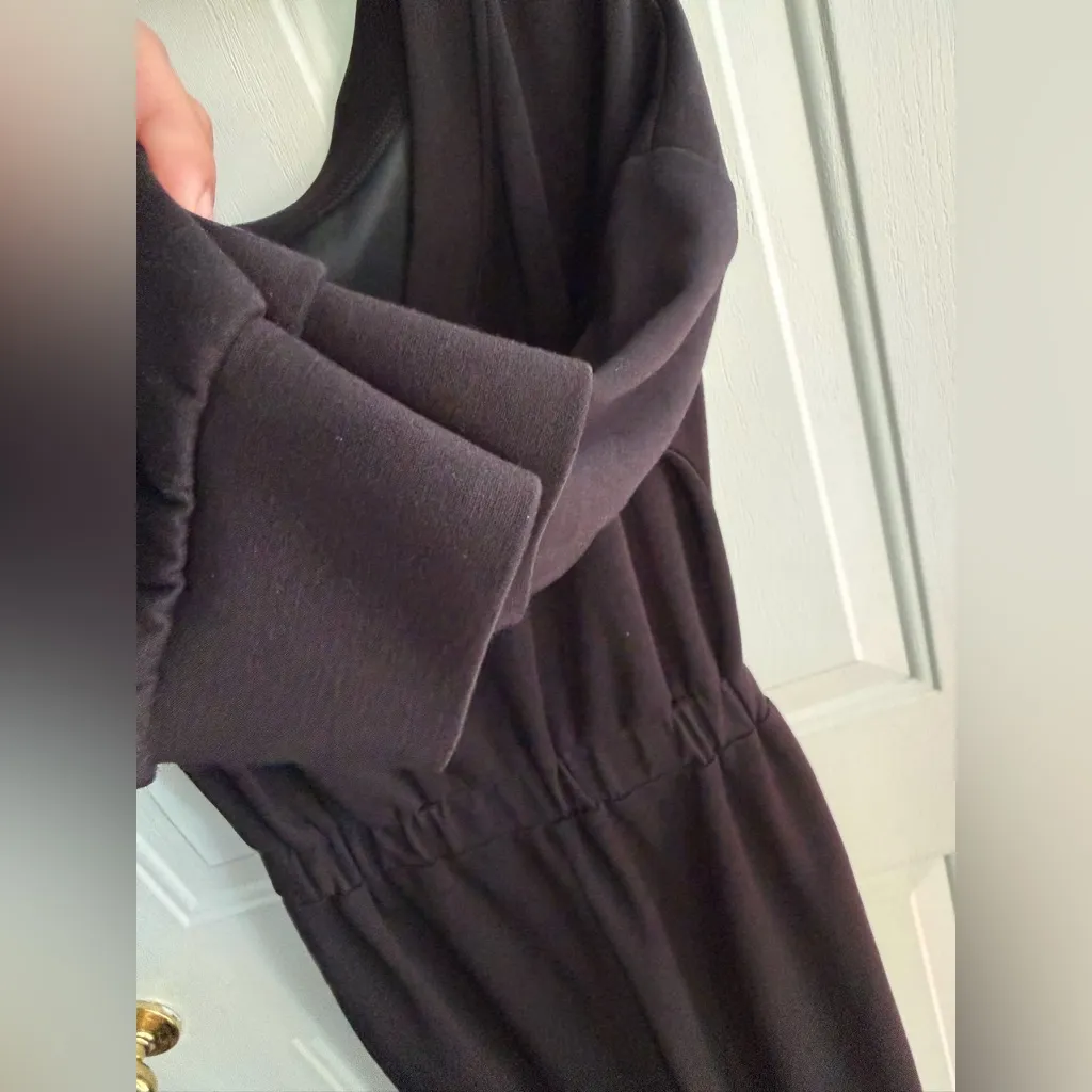 CHICME Size M – Black Open-Back Jumpsuit Women’s, Soft Stretch Minimalist Style - Image 4