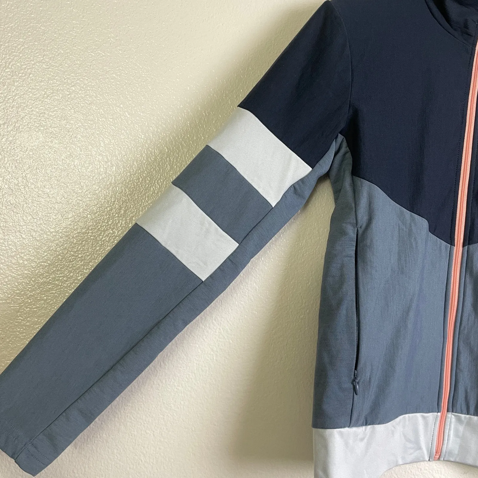 Kari Traa Jacket Womens XS Blue Full Zip Midlayer Marin Outdoors Wool Blend * - Image 5