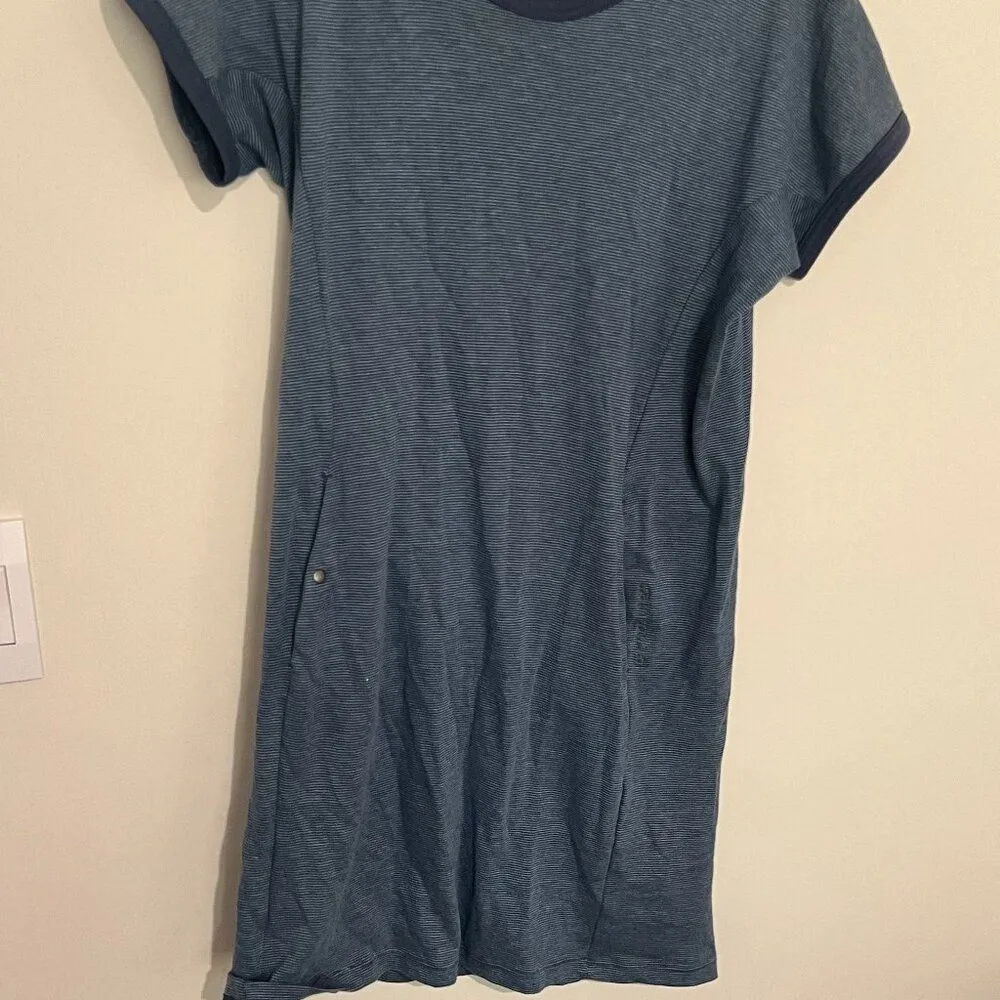 Helly Hansen small blue striped dress - Image 2