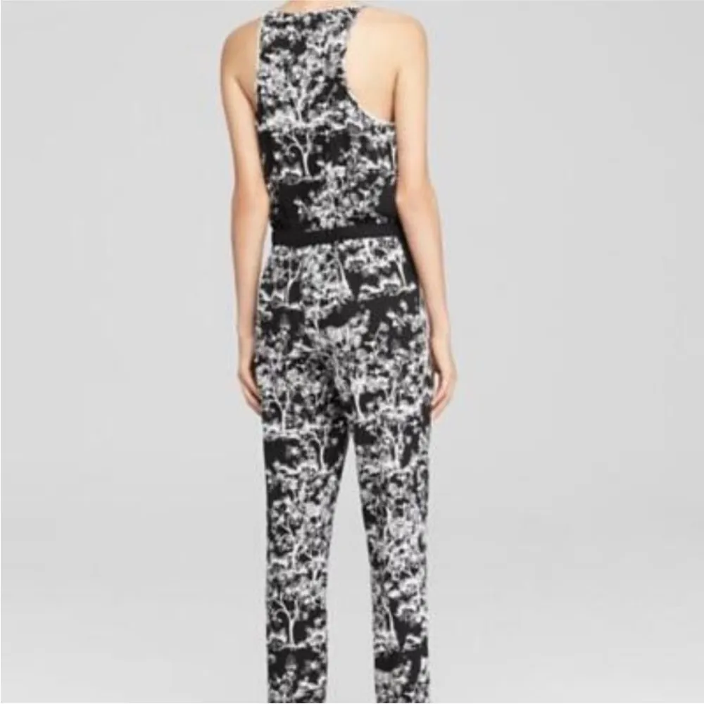 DVF Diane Von Furstenberg SHANY 2 Floral Silk Jumpsuit Jumper Toile Meadow - Image 3