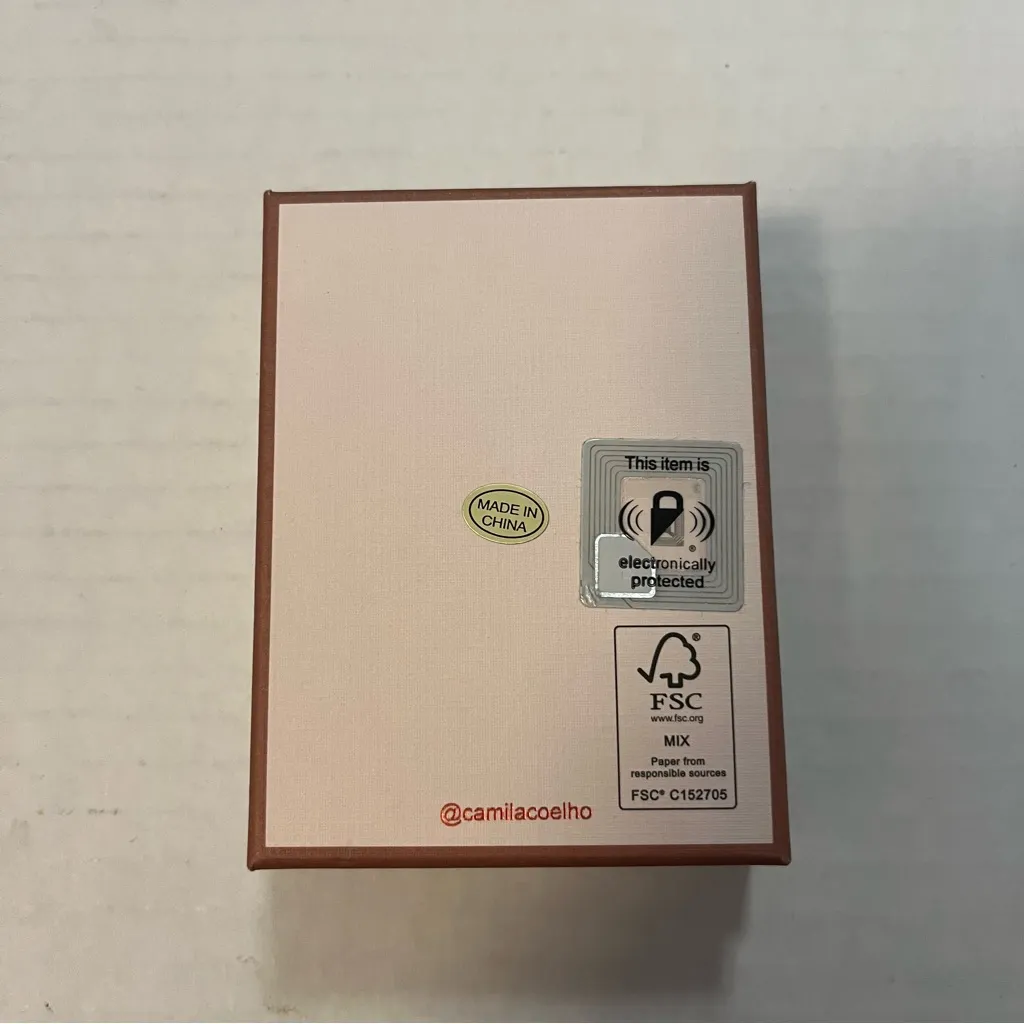 Camila Coelho Bow Necklace Cubic Zirconia Stone Bow w/ Glass Pearl Chain NIB - Image 5