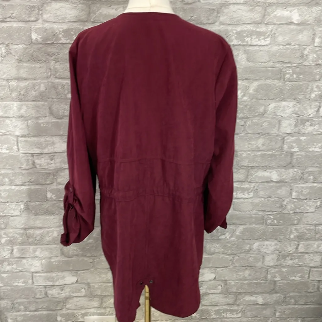 Maurices solid zip front soft anorak jacket - Image 7