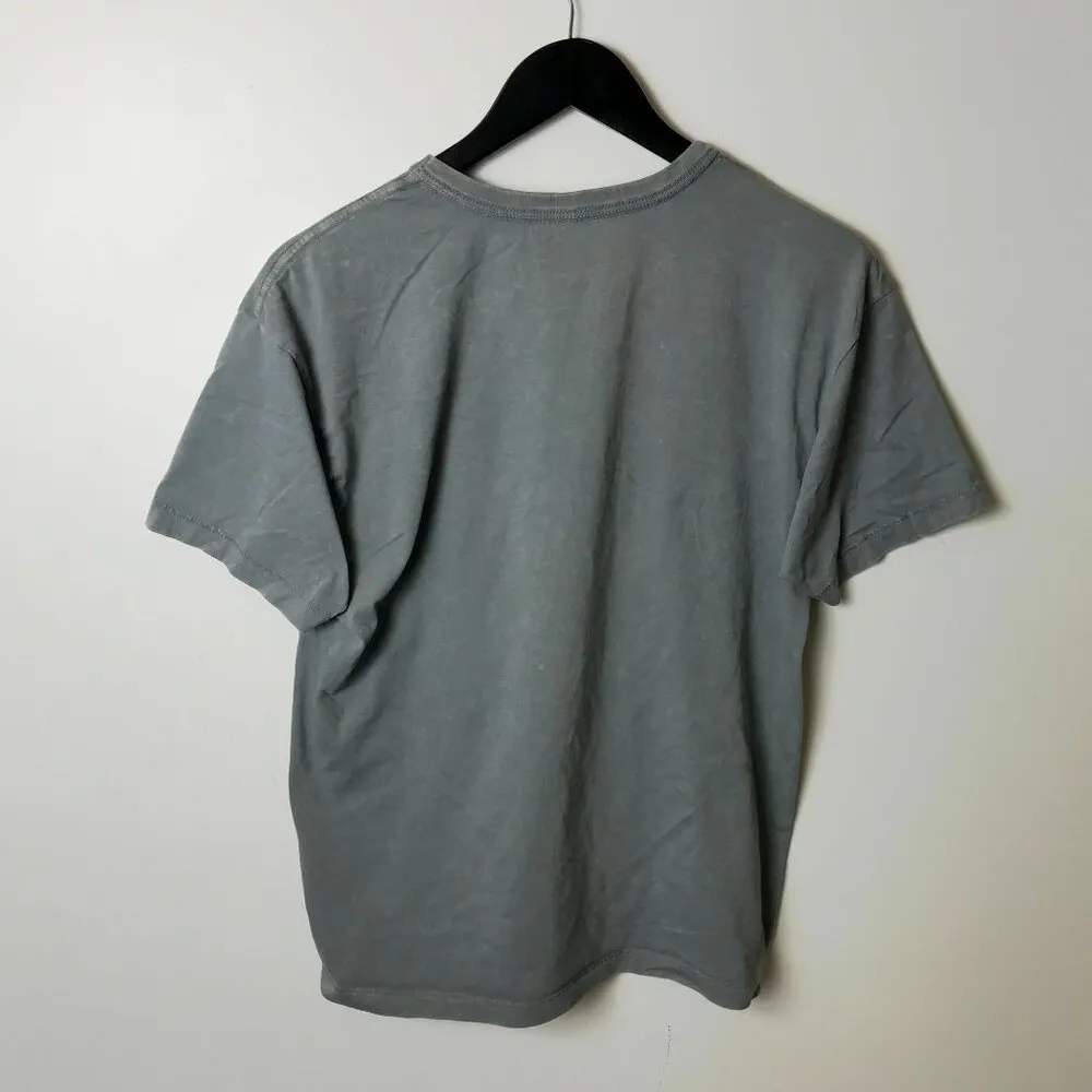 "Pink Floyd Music Merch Graphic T Shirt Dark Side Medium Gray Unisex Fit - Image 3