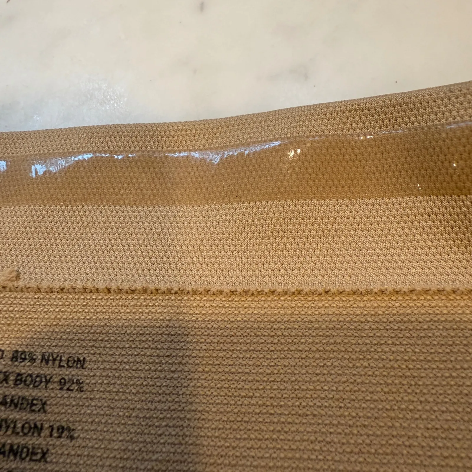 Soma Seamless‎ High Waist Thigh Shaper Panties Beige Smoothing M/L Tan Size M - Image 6