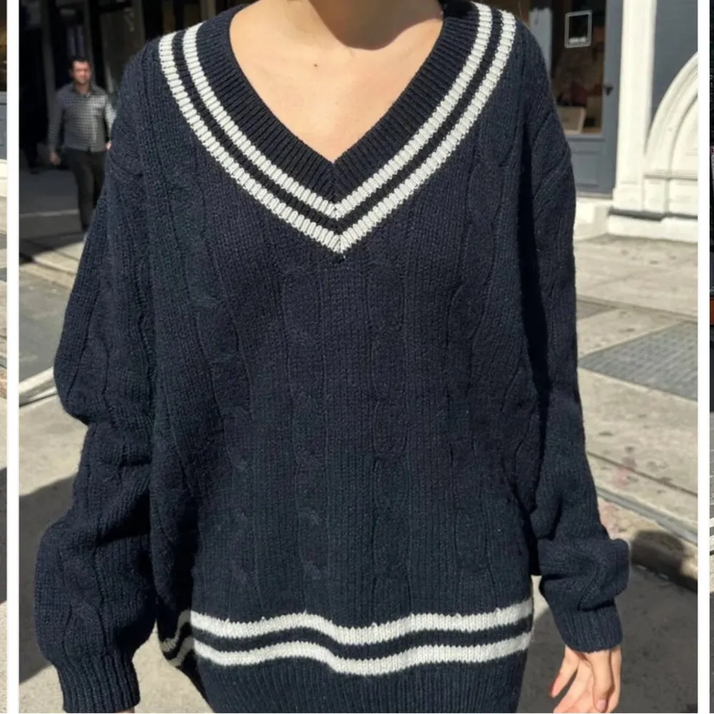 Brandy Melville Nikki Heavy Wool Stripe Sweater - Image 4