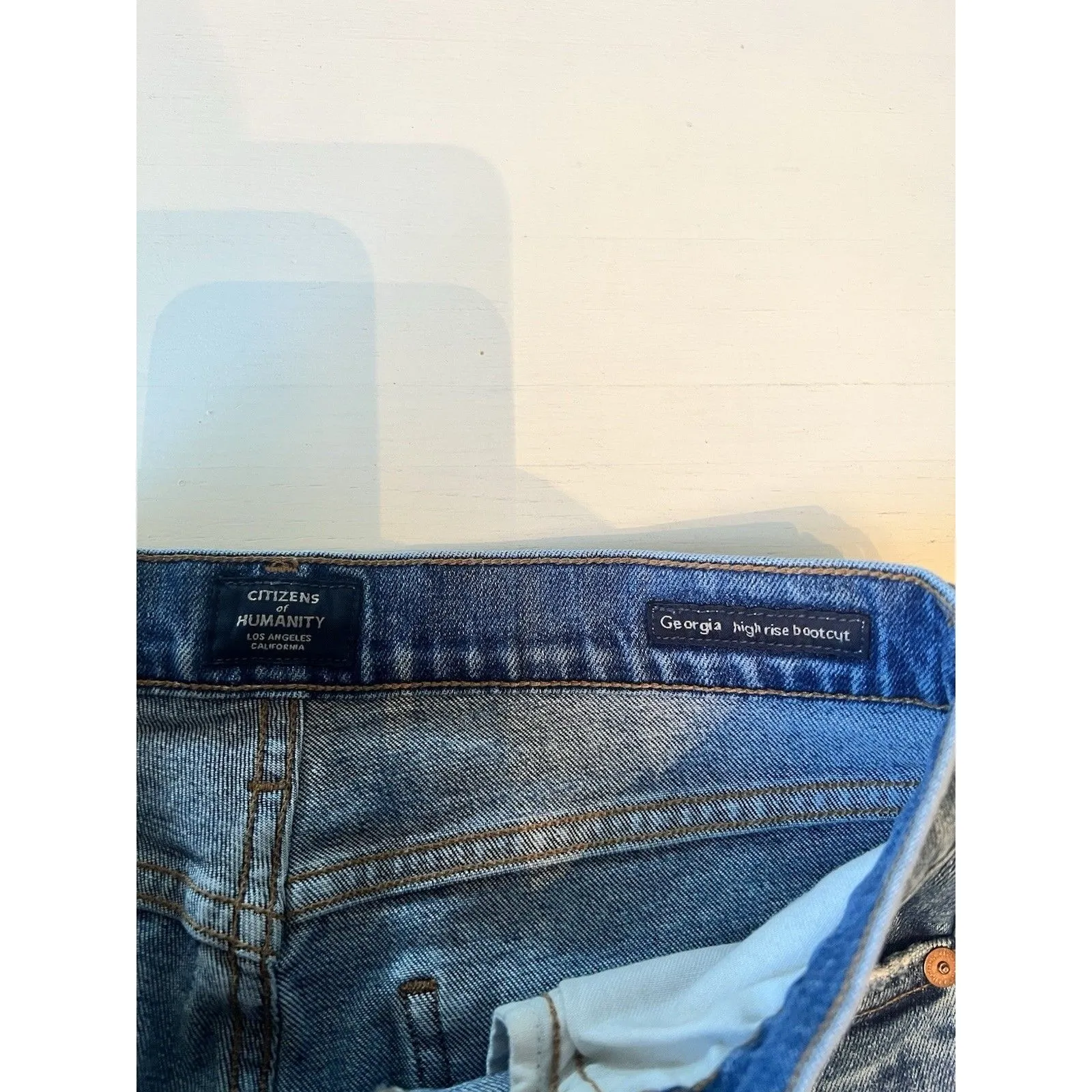 Citizens of Humanity COH Georgia High Rise Bootcut Jeans Womens 27 USA Made‎ - Image 5