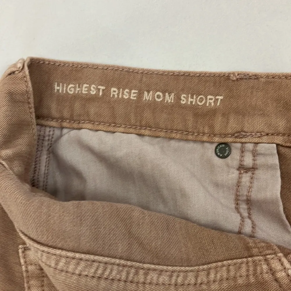 American Eagle Outfitters Distressed Tan Highest Rise Mom Shorts woman’s size 10 - Image 8