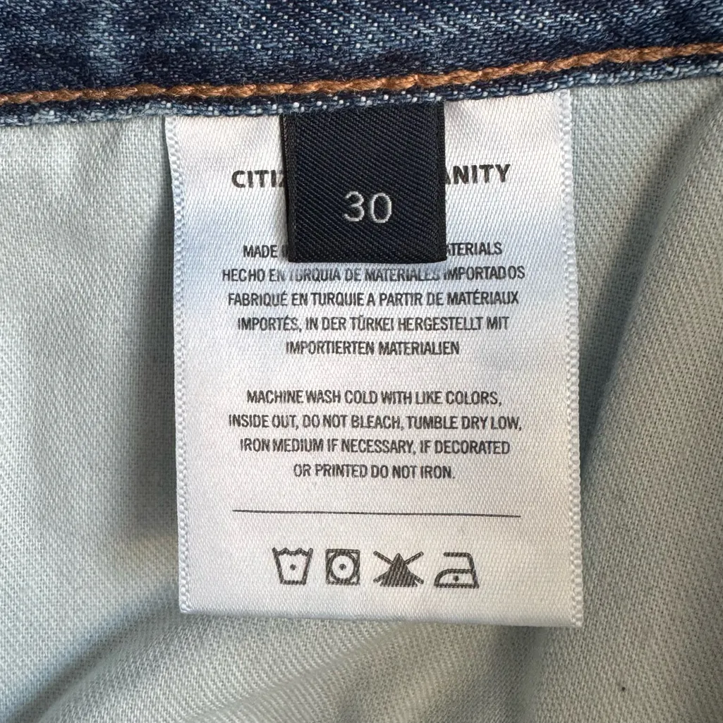 NEW Citizens of Humanity Annina Trouser Jeans in Pinnacle Wash Size 30 - Image 10