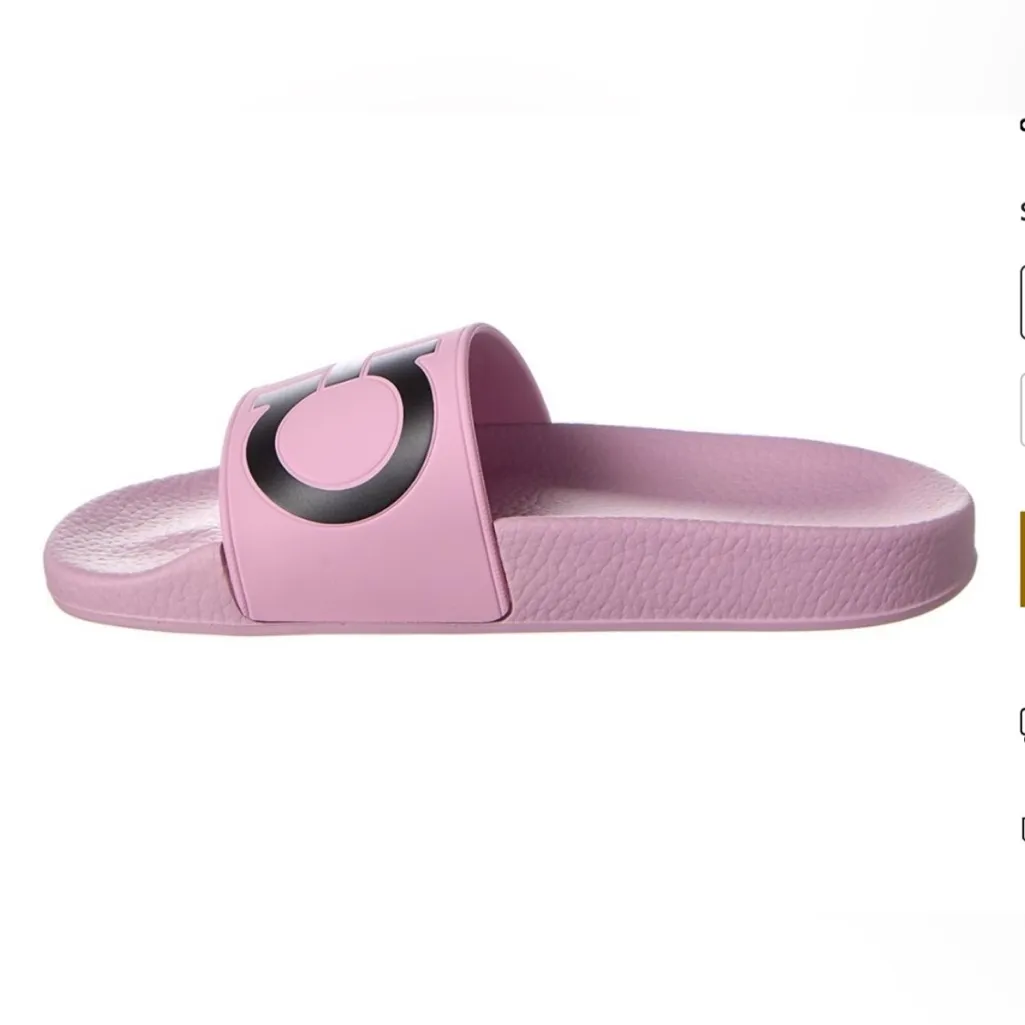 Salvatore Ferragamo Women’s “Groovy” Gancini Slide Sandals - NIB - Image 3