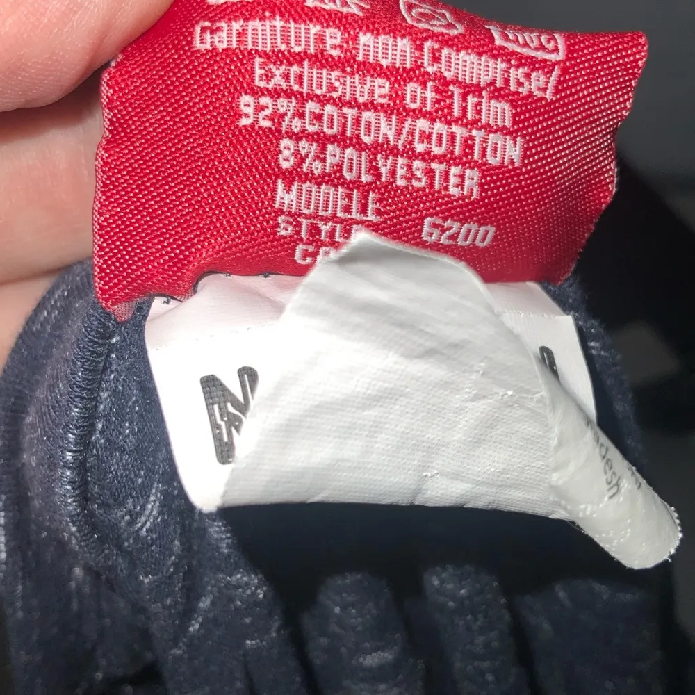 Northern Souvenirs “Alaska Anchor” Blue & Cream Heathered Short Sleeve Top XL - Image 7