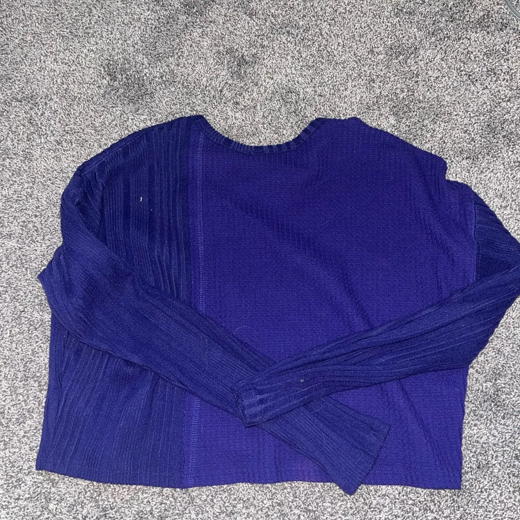 Wild Fable  Deep Purple Knit Sweater - Image 5