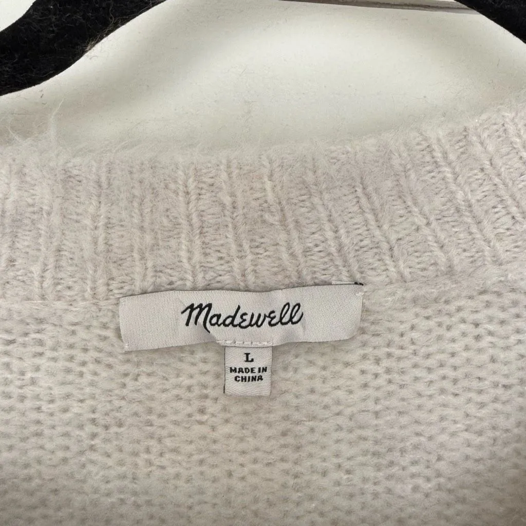 Madewell Women’s Large Brushed Vneck Sweater - Image 2