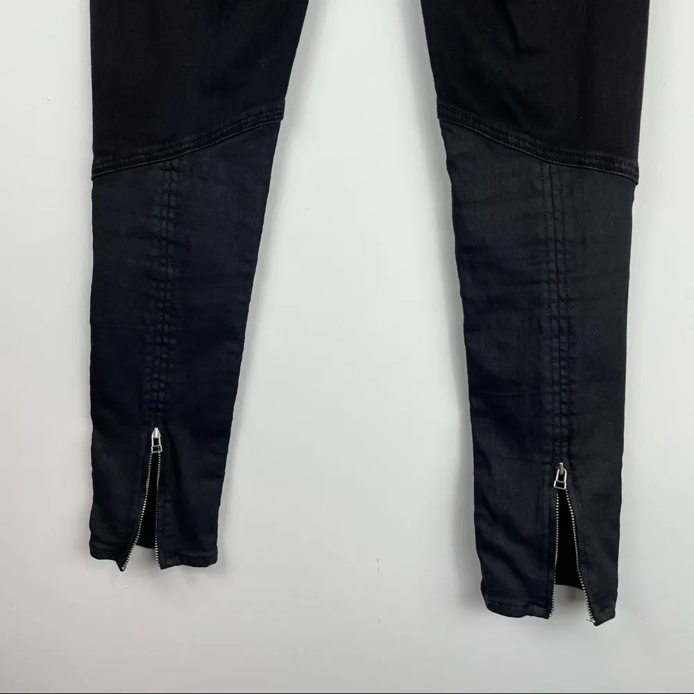 AG Adriano Goldschmied Willow Zip Skinny Jeggings Jeans Moto Sz 29 - Image 10