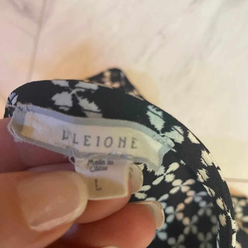 Pleione Boat Neck Tunic Surplice Wrap Blouse Size Large - Image 7