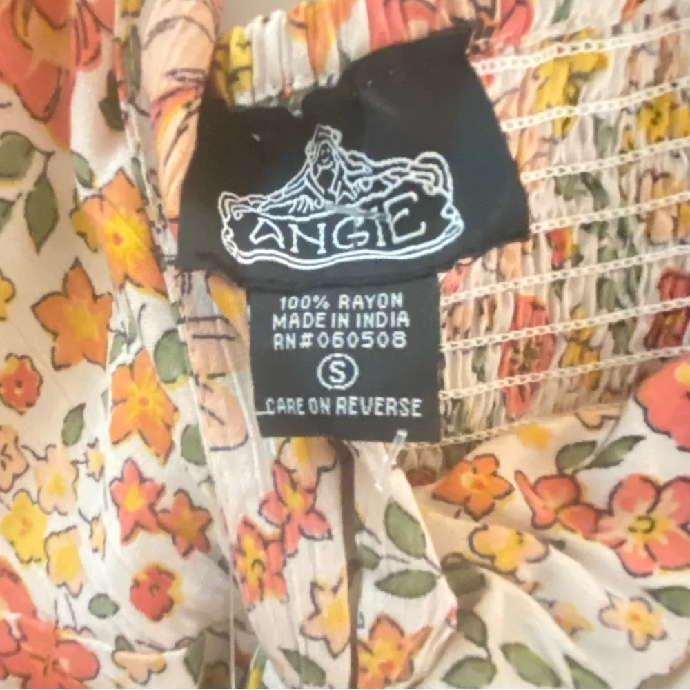 ANGIE Floral Midi Adjustable Straps Dress NWT - Image 13