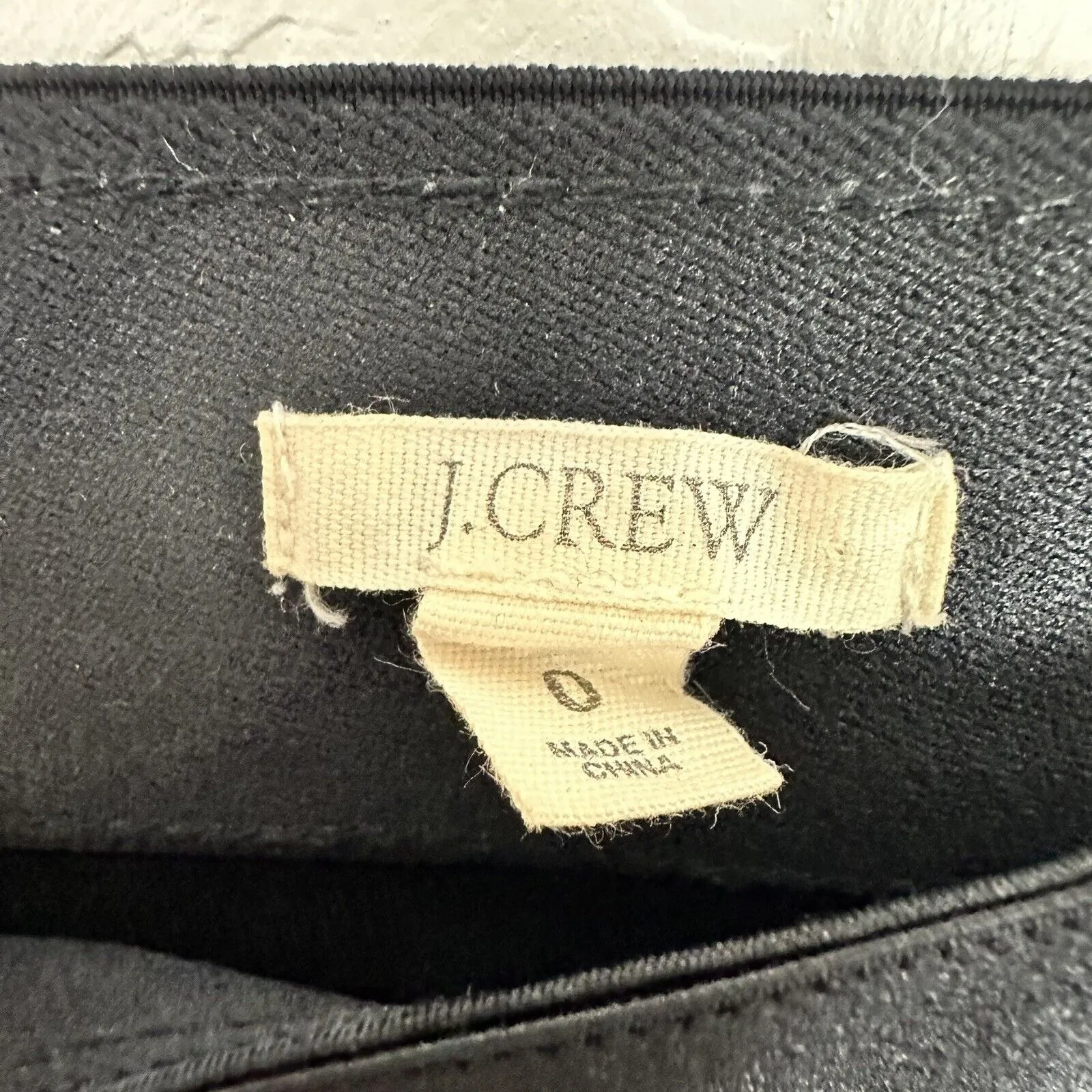 J. CREW Women's Black PANT Cropped Leggings Style 24529 - Image 4