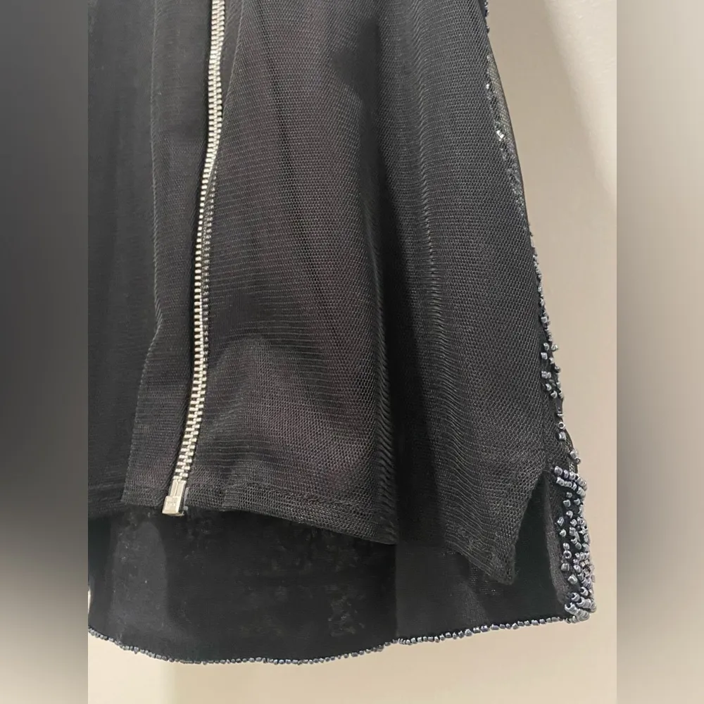 Dark Blue Beaded Halter High-Neck Top - Women's Petite Size 0 - Image 13