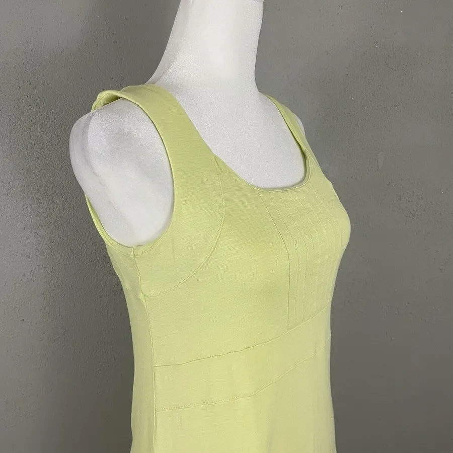 Horny Toad Lime Green Malena Sleeveless Jersey Knit Dress Size Small - Image 5