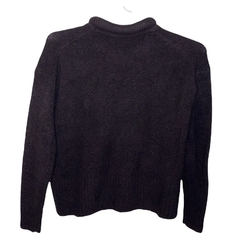 Madewell Fulton Pullover Rollneck Sweater in chocolate color size XXS - Image 33