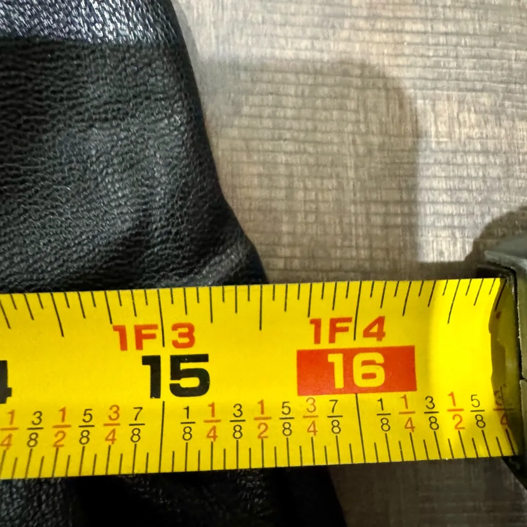 Commando  Faux Leather Joggers Black Women’s M Soft Lined Leggings - Image 8