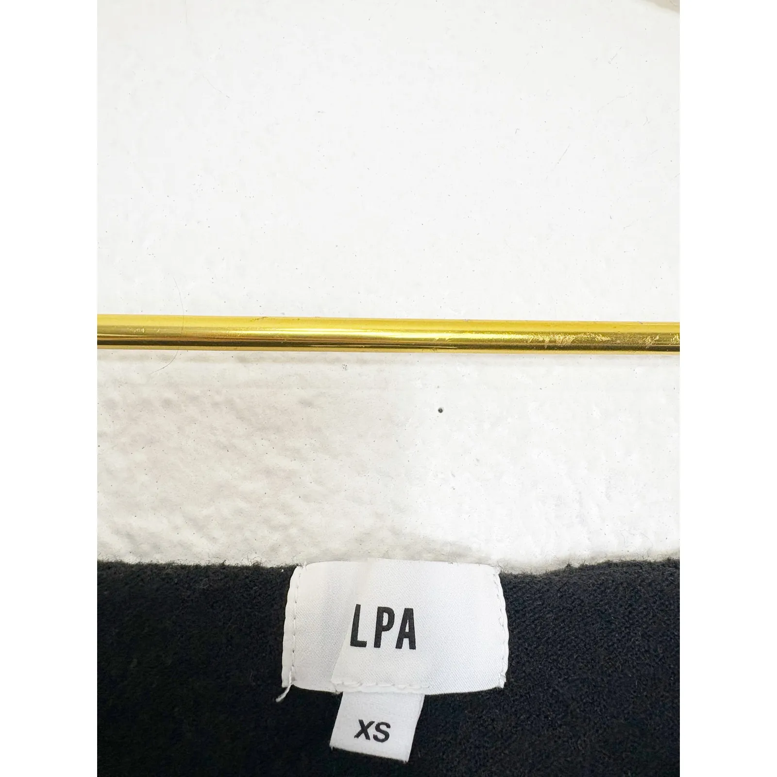 Revolve LPA Ayla Top Size XS Black Knit Puff Sleeve Cut Out Crop Sweater Sexy - Image 7